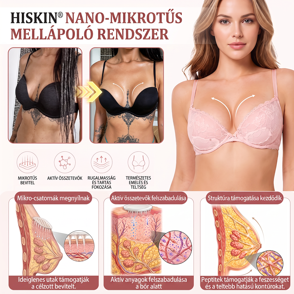 🌟HISKIN® MELLEMELŐ ÉS FESZESÍTŐ MIKROTŰS TAPASZOK